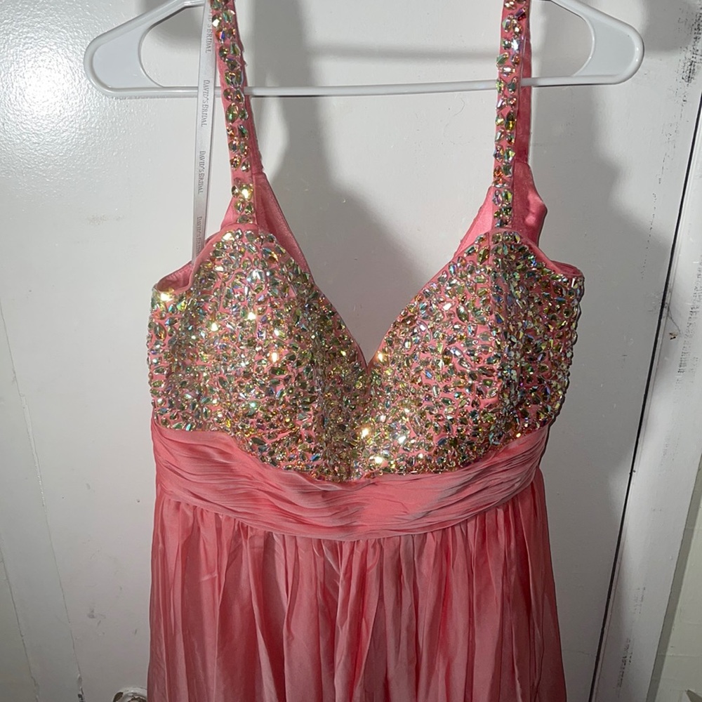 Formal coral gown